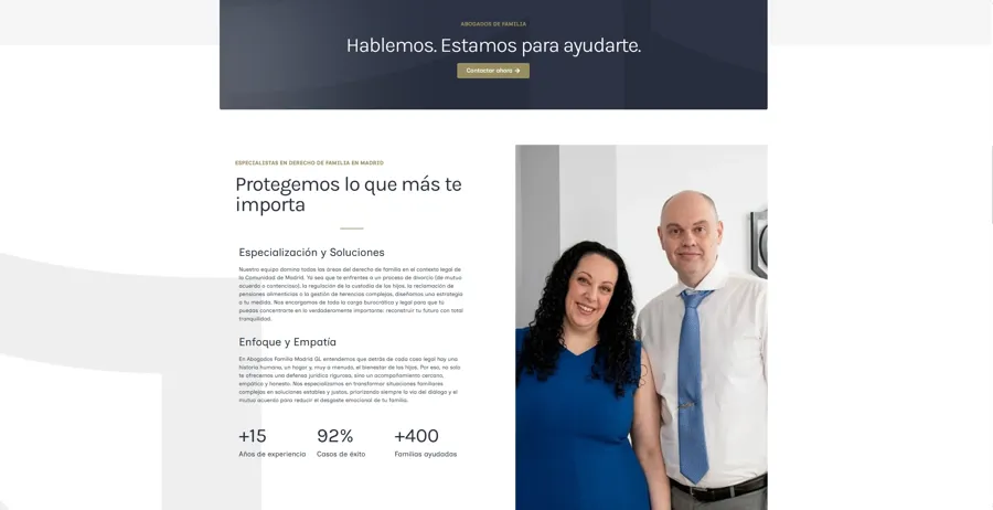 Web de Gil Lozano Abogados
